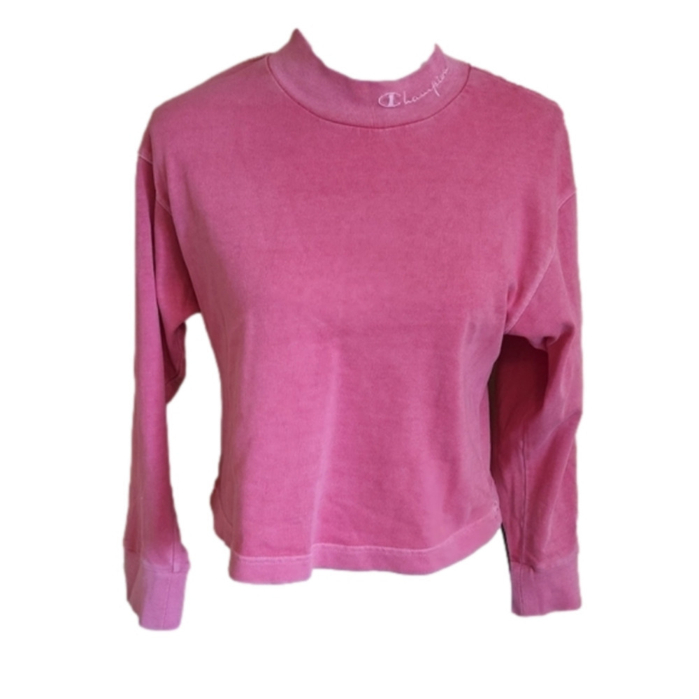 CHAMPION long sleeve semi cropped top XS